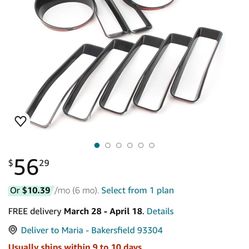 FSFY Front Grill Grille Mesh Inserts & Headlight Bezel Covers Trim for Jeep Wrangler JL 2 Door & 4 Door models 2018 