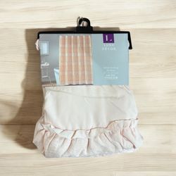 Nova Ruffle Shower Curtain - Lush Décor