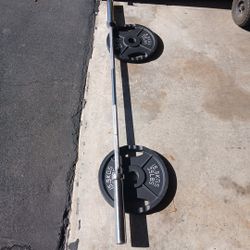 Weights Metal 2.35 Iron & Barbell 