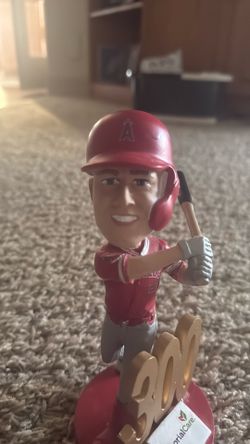 Mike Trout Los Angeles Angels 300 Home Runs Bobblehead – MLB Collectible (Alternative shorter title if needed) Mike Trout Angels 300 HR Bobblehead –