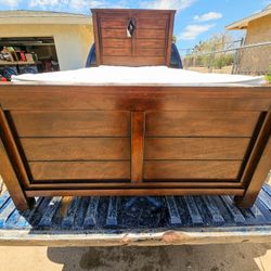 🚨🔥Take All For 299 Today‼️‼️Nice Twin Bed With Tall Dresser