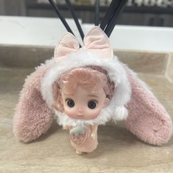 Rabbit Hat Barbie Doll Movable and Dressable