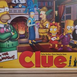 The SIMPSONS CLUE game (Complete )