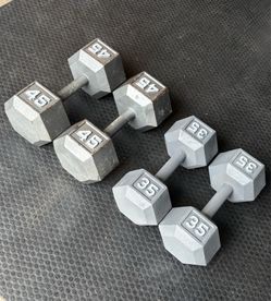 Hex Dumbbells - 160 lbs total