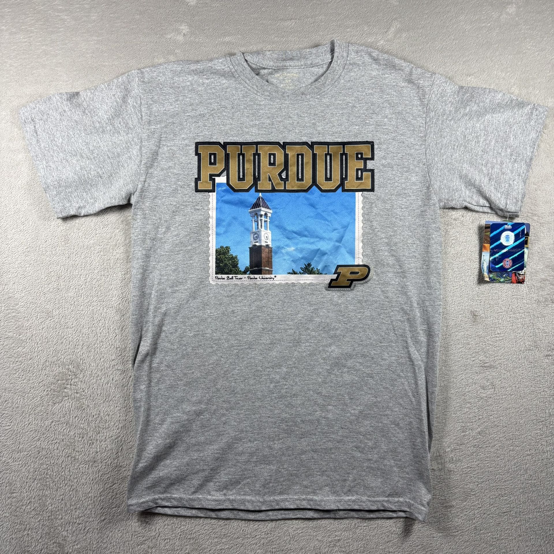 Purdue Boilermakers Champion Athletics Men’s Size Small Gray T Shirt NWT#91