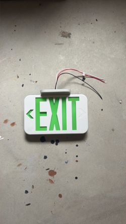 Exit sign