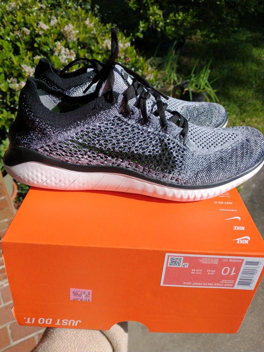 New Nike Free Run Flyknit 2018 Men Size 10