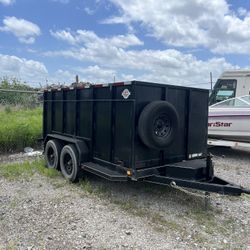 JCTR Dump Trailer 77X12 4 Foot Walls