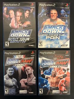 SmackDown vs raw bundle PS2 PlayStation