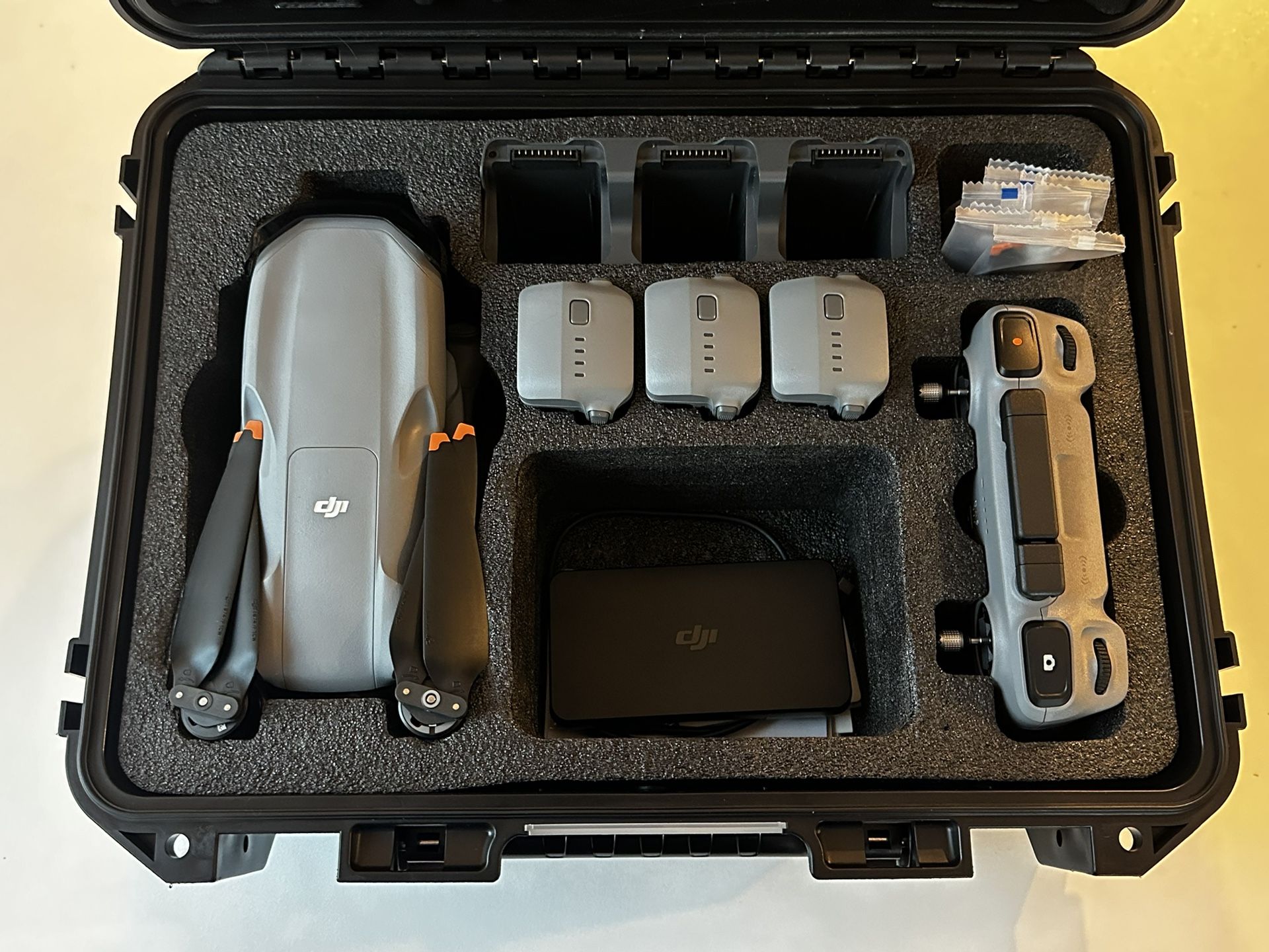 DJI Air 3s Fly More Combo w/ RC2 (597 more days of DJI Care + Hardshell Case + Lexar microSD)