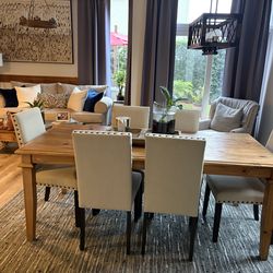 Beautiful Wooden Table and Chairs