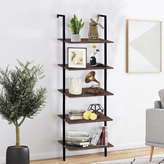 Ladder Shelf Open Bookshelf 5-tier Wall-mounted Wood Bookcase Storage Rack
Brand new
$65
Hablo Español