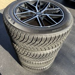 Enkei Winter Wheel & Tire Set (4) 5×114.3 and 17” wheels (wheels like new condition) Subaru Ascent