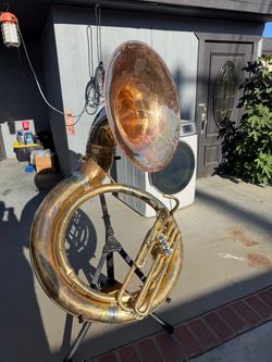 Tuba sousaphone reynolds con 2 pabellones