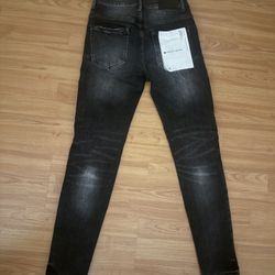 Purple jeans charcoal