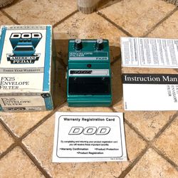 DOD Envelope Filter FX25 - Guitar Effects Pedal 