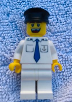 Lego Boat Captain Minifigure