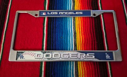 Los Angeles Dodgers Chrome Plated License Plate Frame