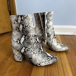 Snake Print Madden Girl Boots 