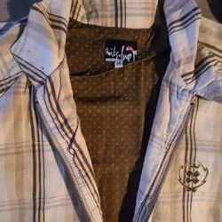 Quicksilver Plaid Jacket 