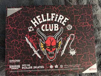 Stranger Things Hellfire Roller Skates