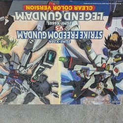 Strike Freedom & Legend Gundam Clear Version 1/100 Scale