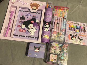 Sanrio kuromi school supplies bundle