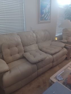 Leather couch