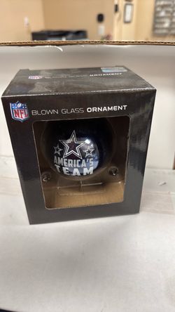 NFL Dallas Cowboys Blown Glass Ornament