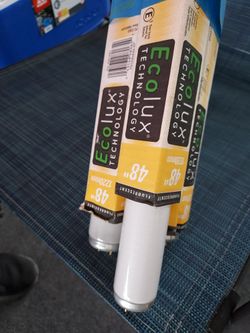 QTY 3 GE 21323 F40kb Straight T12 Fluorescent Tube Light Bulb