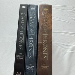 Game Of Thrones Seasons 5,6,7 On Blu Ray