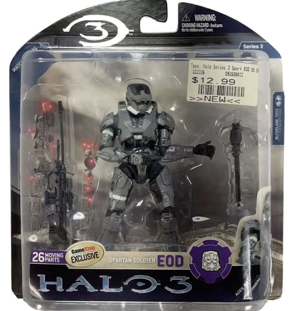 Halo 3 McFarlane Toys Matchmaking EOD Exclusive Steel Figure SEE DETAILS