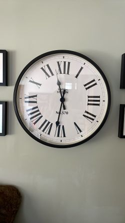 Pottery Barn Wall Clock