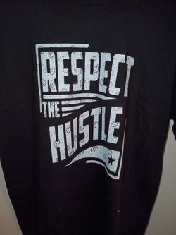 Respect The Hustle And Light Blue Bandana Print T