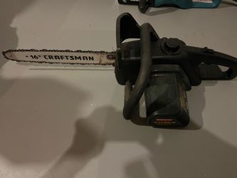 Craftsman electric chain saw