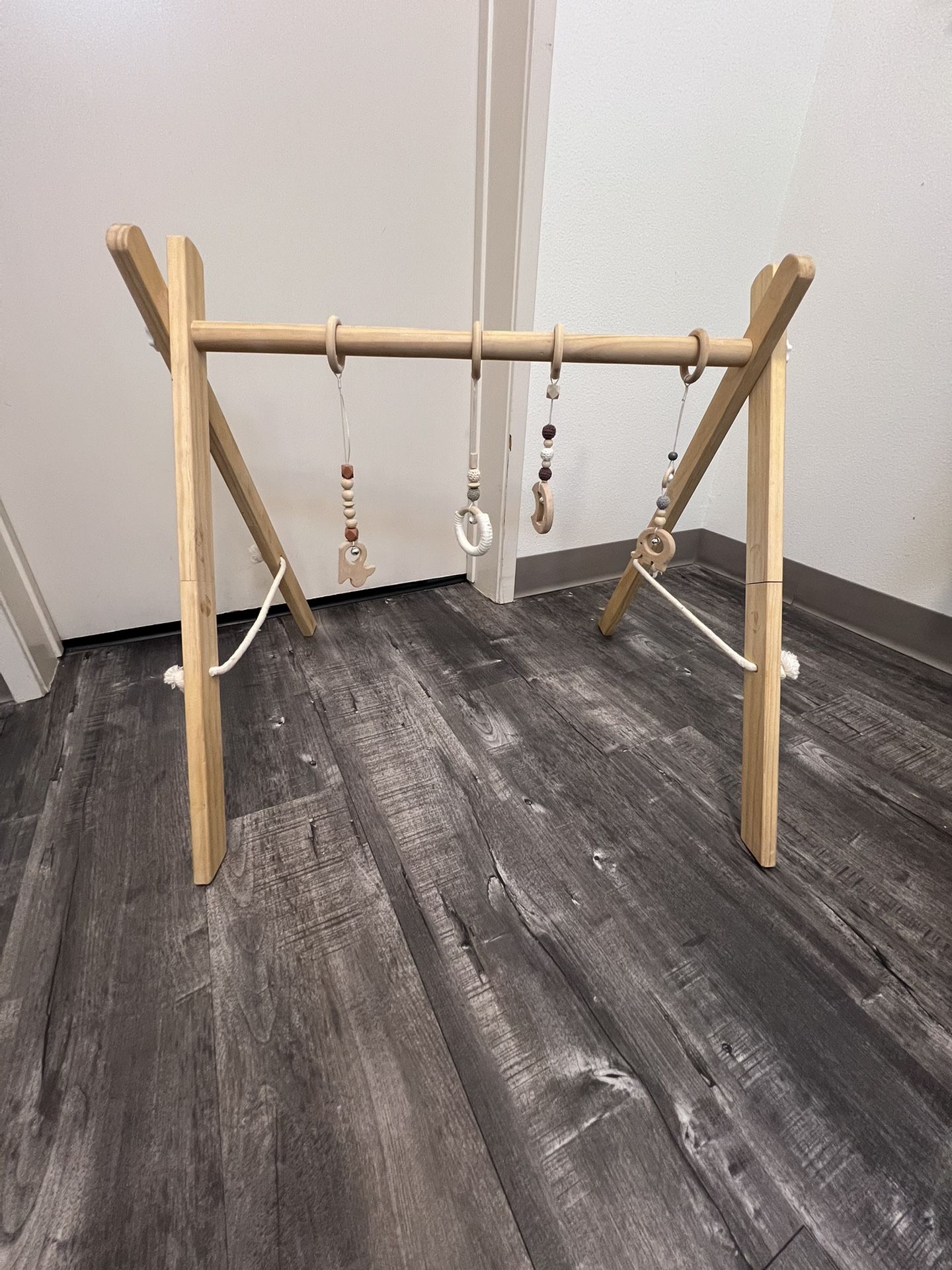 WOODEN BABY PLAY GYM
