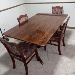 WOOD DINING SET