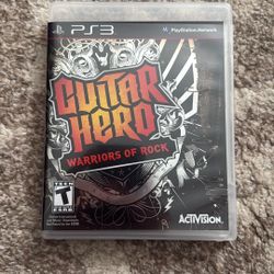 Guitar Hero Warriors Of Rock For Playstation 3