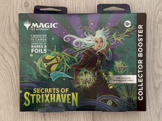 MAGIC THE GATHERING MTG SECRETS OF STRIXHAVEN COLLECTOR BOOSTER NEW SEALED