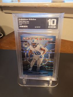 Jahmyr Gibbs 2025 Mosaic Center Stars GCC Gem Mint 10