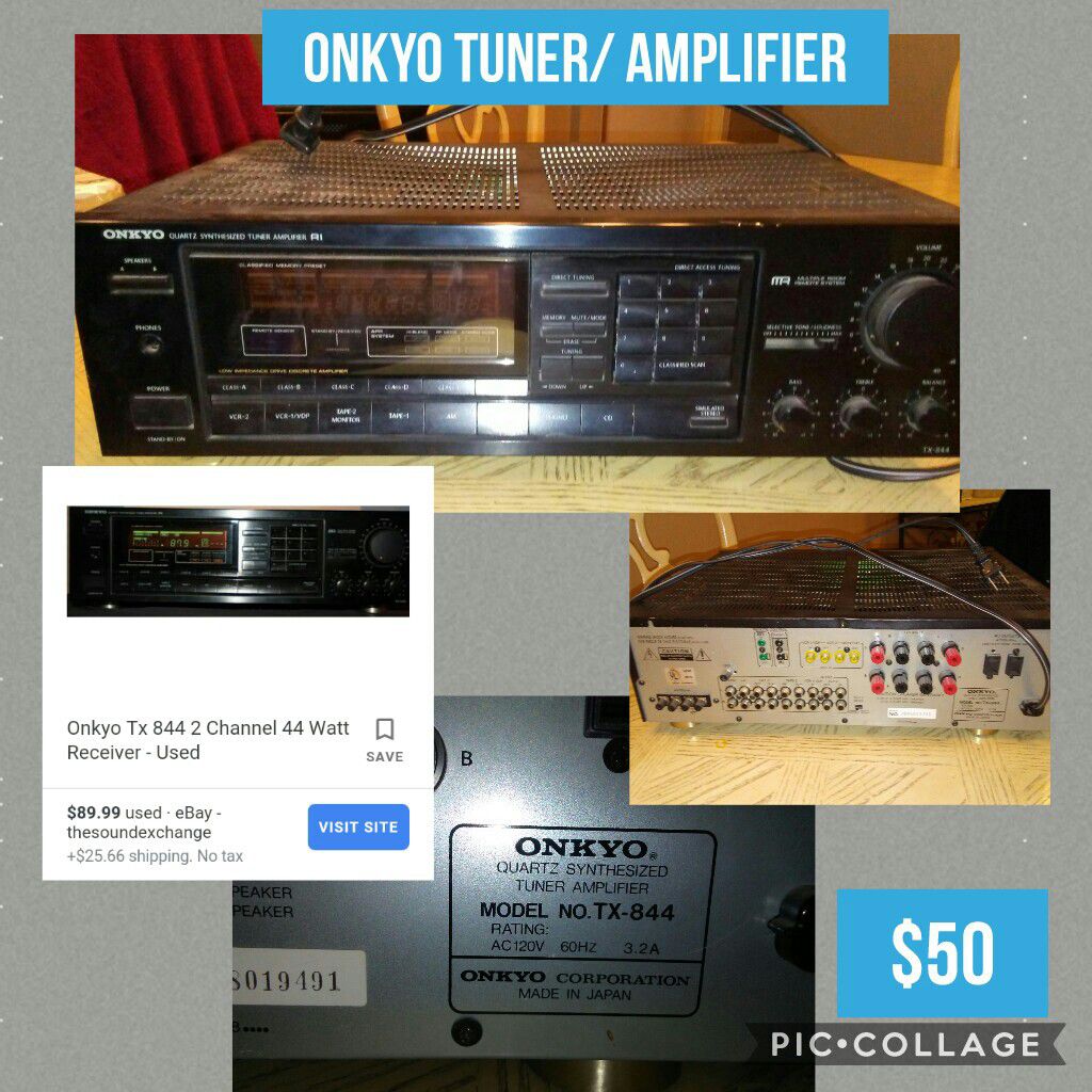 Onkyo tuner/ amplifier