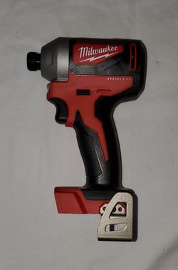 Milwaukee M18 2850-20 18-Volt 1/4-Inch Brushless Impact Driver - Bare Tool.
