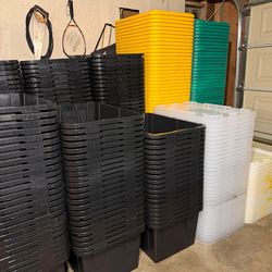 Storage bin 27 gallons $8 each