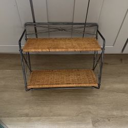 Meta & Bamboo Hanging Shelf