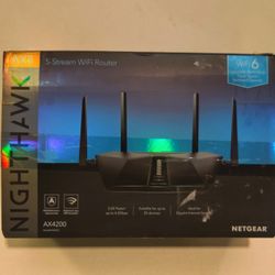 Netgear Nighthawk AX5 5-Stream WiFi 6 Router (model AX4200