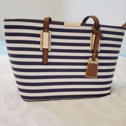 Aldo stripes tote bag New without tag