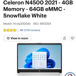 Selling a semi brand new laptop