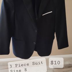 3 Piece Suit BOYS size 8 