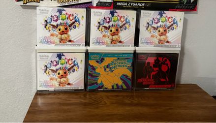 6 Pokemon Elite Trainer boxes