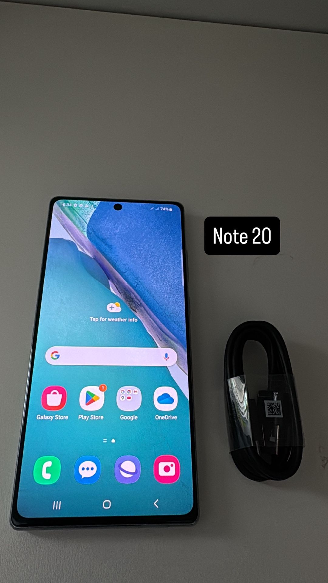 Samsung Galaxy Note 20 5g. Like New And Unlocked!